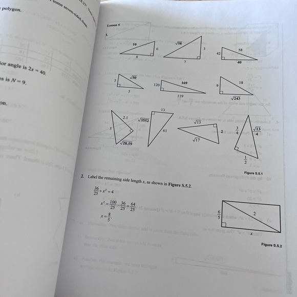Geometry Course Workbook - Picture 4 of 5